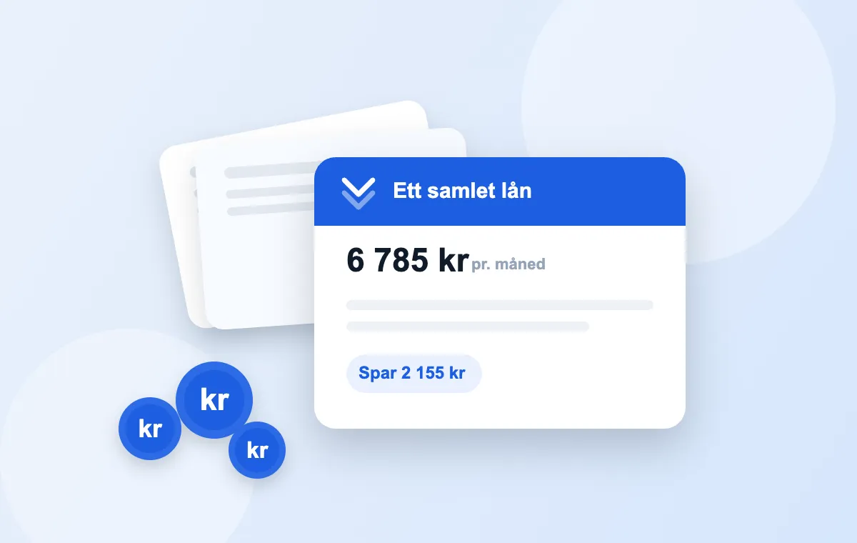 Samle dyre lån i ett rimeligere refinansieringslån